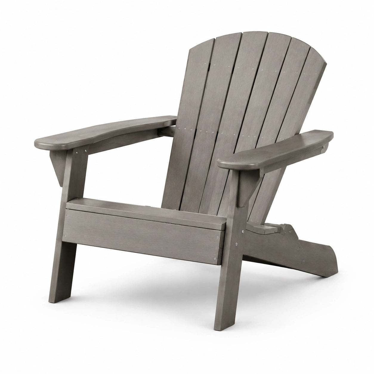 Adirondack Sessel Kunststoff Grau 88cm x 80cm x 90cm