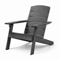 Adirondack Stuhl Polywood Schwarz 72x89x92 cm