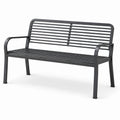 Metallbank Outdoor 2-Sitzer Anthrazit