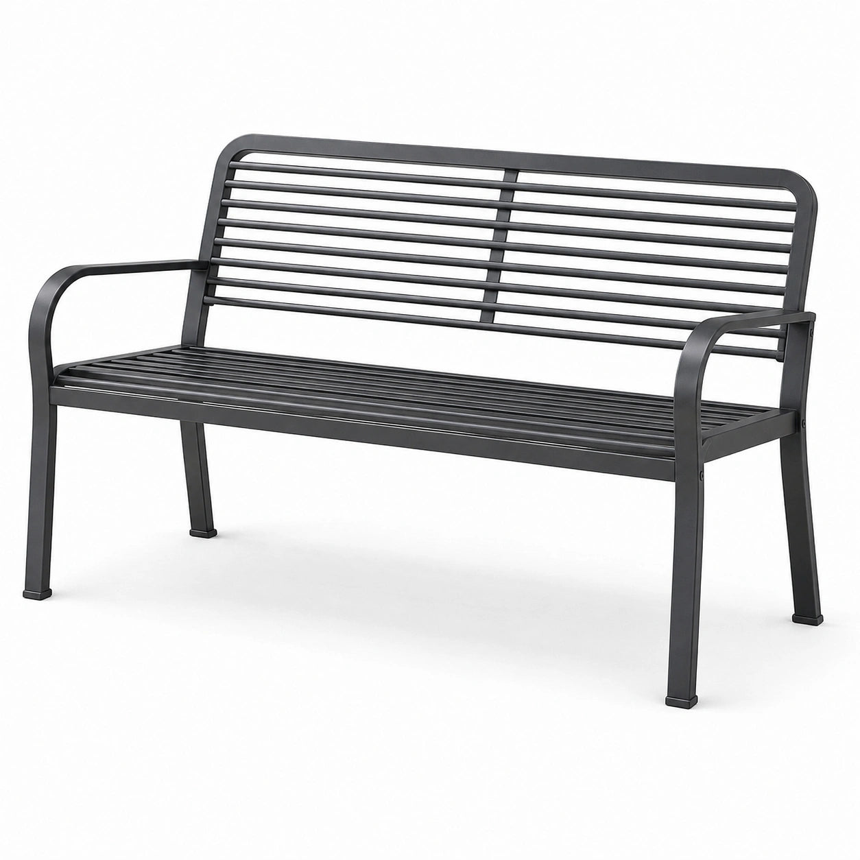 Metallbank Outdoor 2-Sitzer Anthrazit