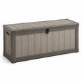 Gartenbox Polypropylen Grau 120 cm Wasserdicht