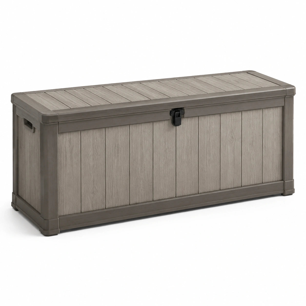 Gartenbox Polypropylen Grau 120 cm Wasserdicht