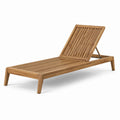 Sonnenliege Teak Verstellbare Rückenlehne 200 cm